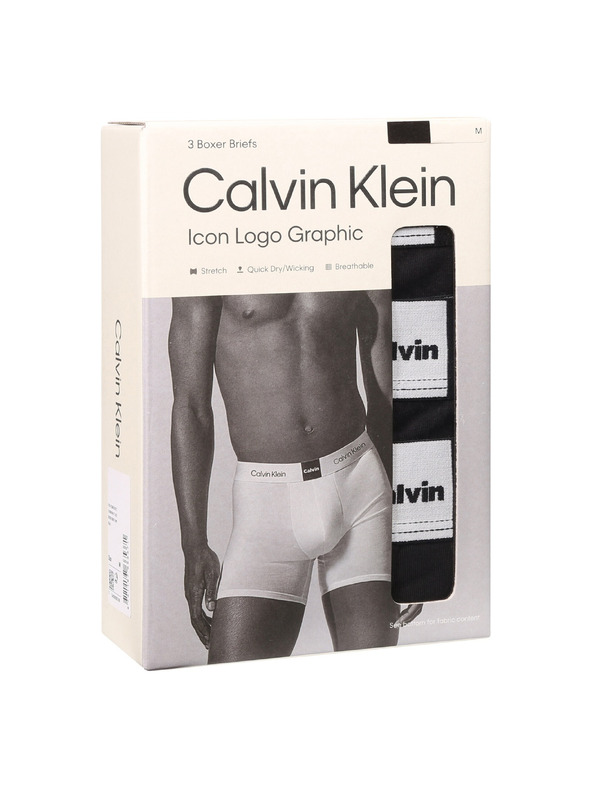 Calvin Klein Set treh - moške boksarice Calvin Klein črne