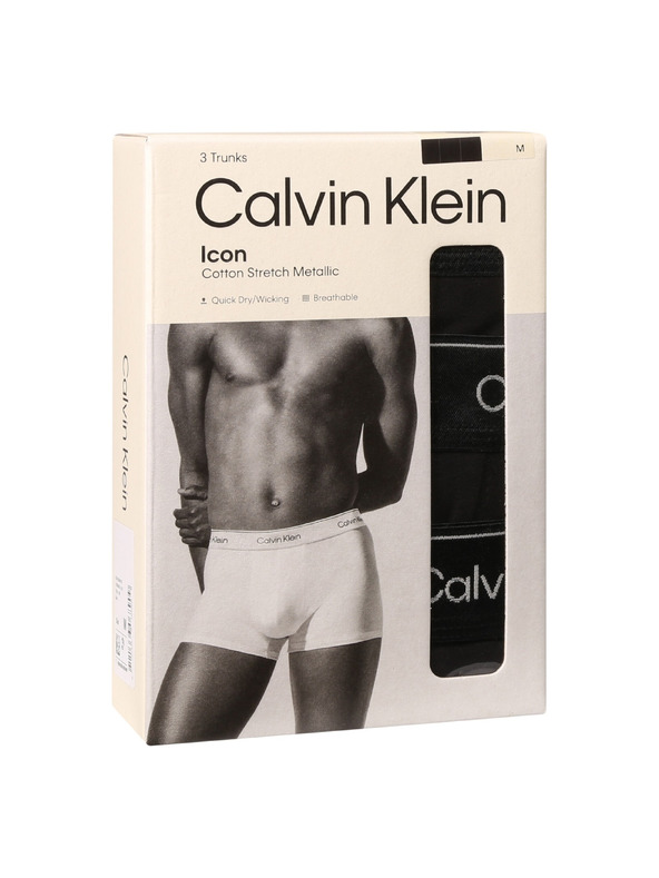 Calvin Klein Set treh - moške boksarice Calvin Klein črne