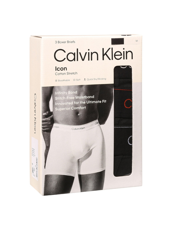Calvin Klein Set treh - moške boksarice Calvin Klein črne