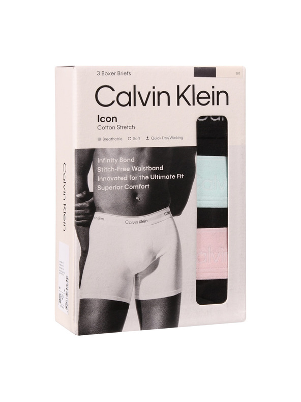 Calvin Klein Set treh - moške boksarice Calvin Klein črne