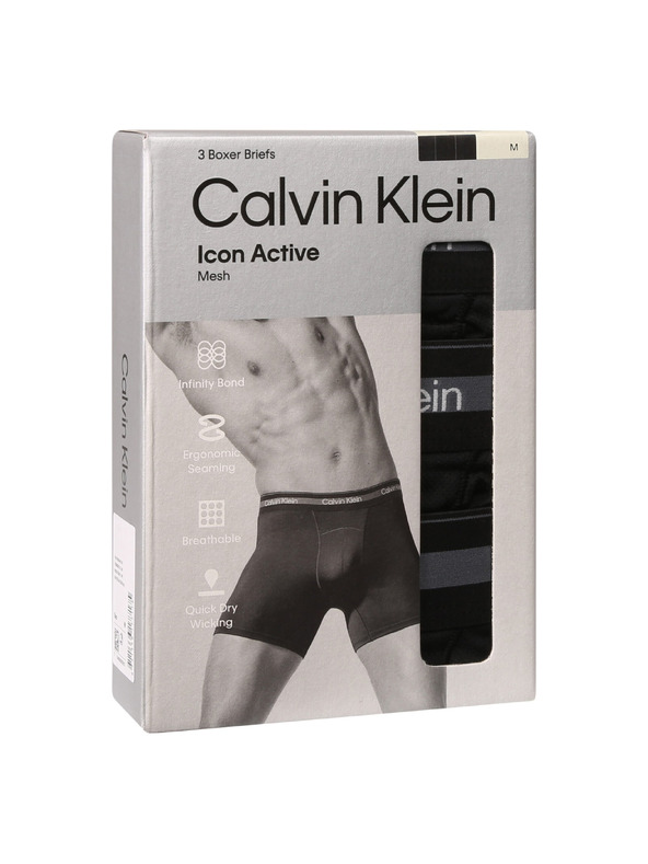 Calvin Klein Set treh - moške boksarice Calvin Klein črne