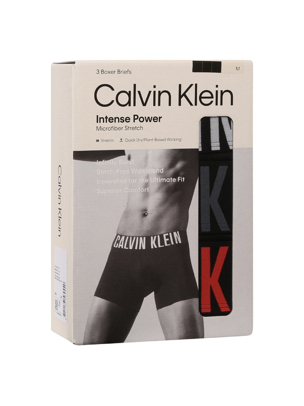 Calvin Klein Set treh - moške boksarice Calvin Klein črne