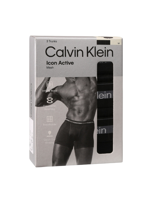 Calvin Klein Set treh - moške boksarice Calvin Klein črne