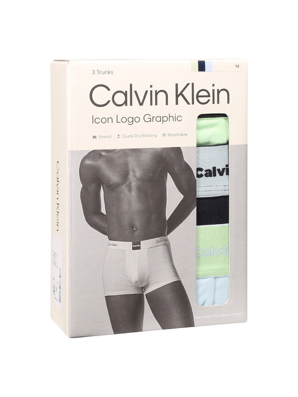 Calvin Klein Set treh - moške boksarice Calvin Klein večbarvne