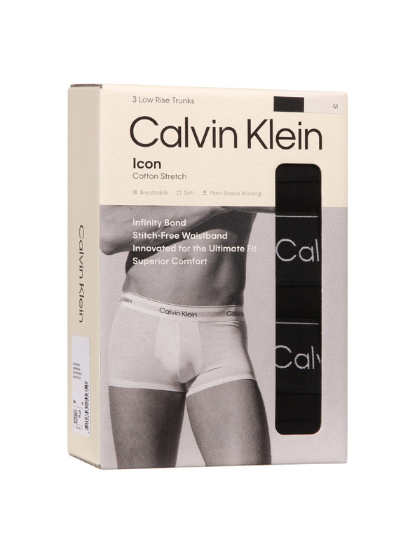Calvin Klein Set treh - moške boksarice Calvin Klein črne