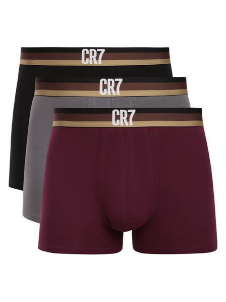 CR7 Set treh - moške boksarice CR7 večbarvne