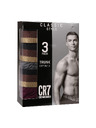 CR7 Set treh - moške boksarice CR7 večbarvne