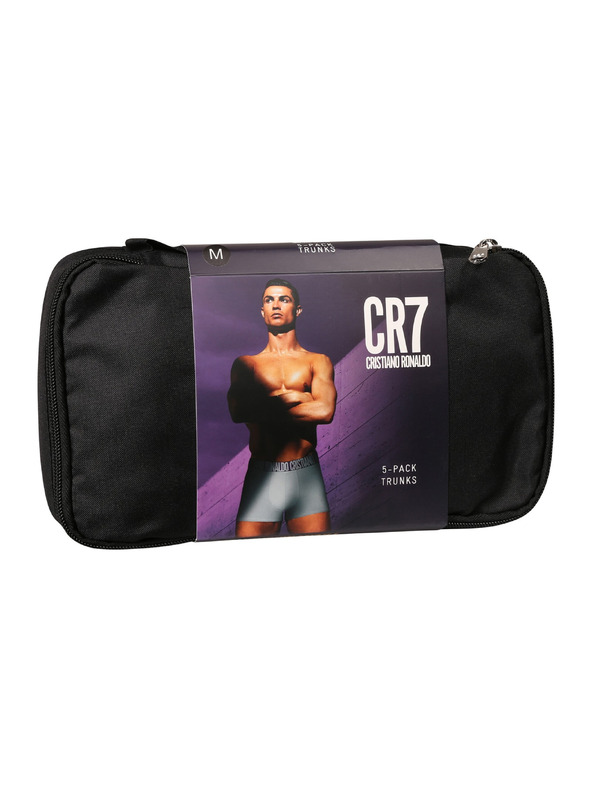 CR7 Set petih - moške boksarice CR7 travelbag večbarvne