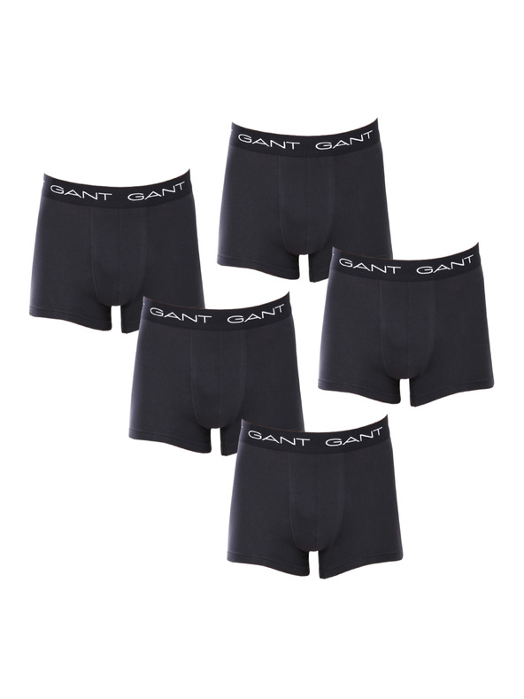 Gant Set petih - moške boksarice Gant črne