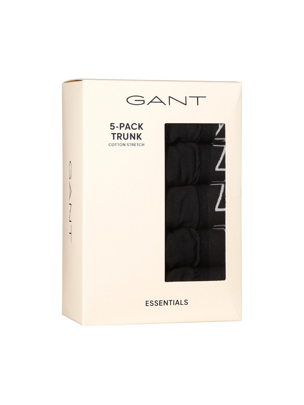 Gant Set petih - moške boksarice Gant črne