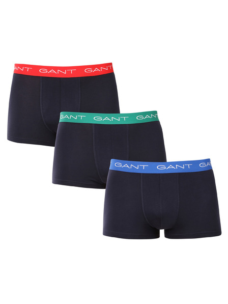 Gant Set treh - moške boksarice Gant temno modre