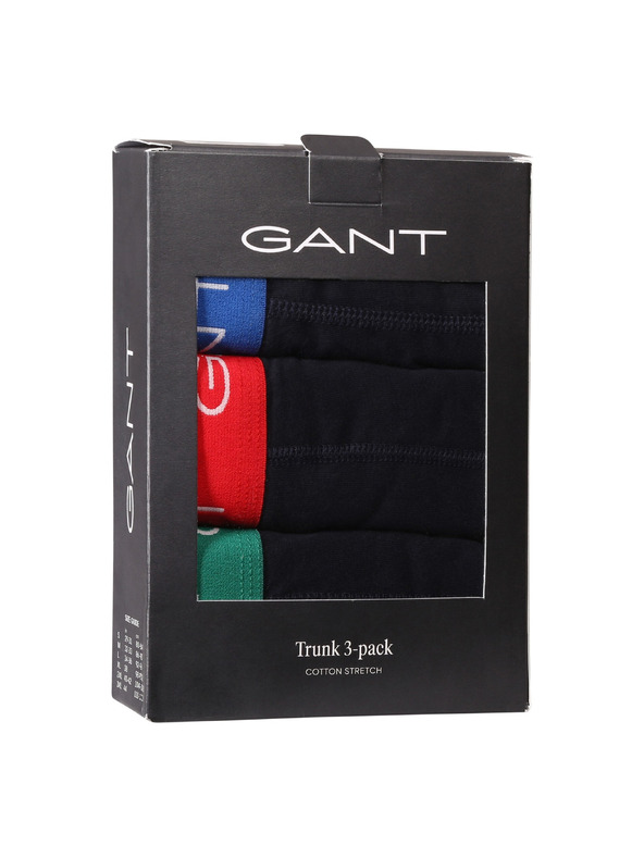 Gant Set treh - moške boksarice Gant temno modre