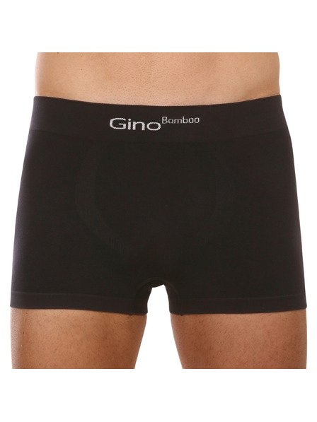 gino Moške boksarice Gino bambusne brezšivne črne