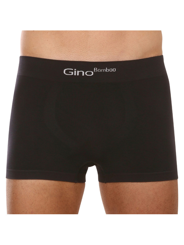 gino Moške boksarice Gino bambusne brezšivne črne