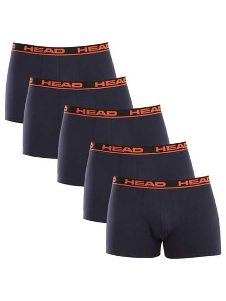 Head Komplet petih - moške boksarice HEAD temno modre