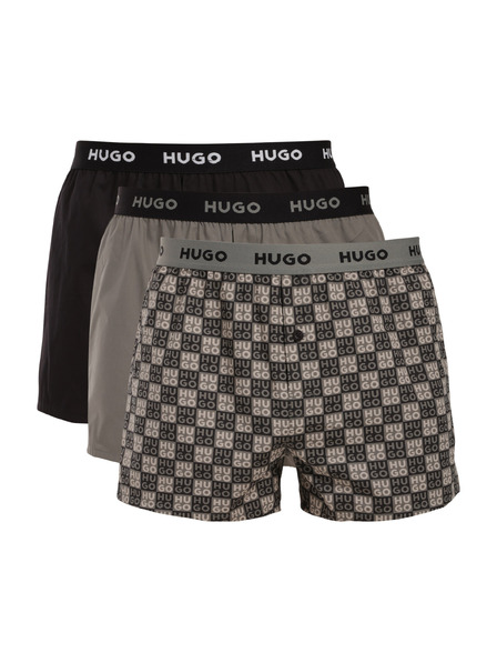 HUGO Komplet treh - moške spodnjice HUGO večbarvne