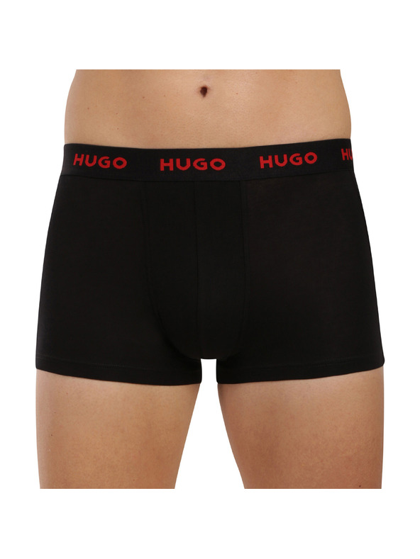 HUGO Komplet treh - moške boksarice HUGO večbarvne