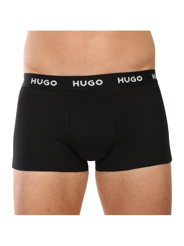 HUGO Komplet treh - moške boksarice HUGO večbarvne