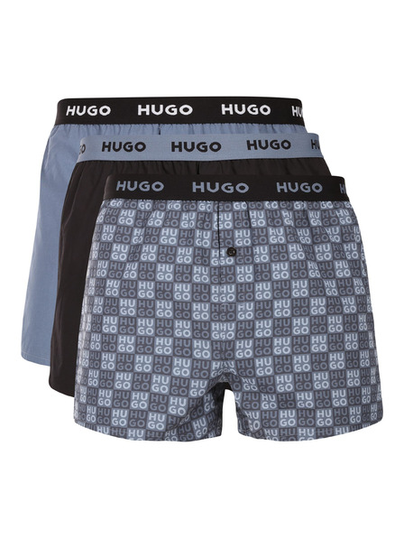 HUGO Komplet treh - moške spodnjice HUGO večbarvne