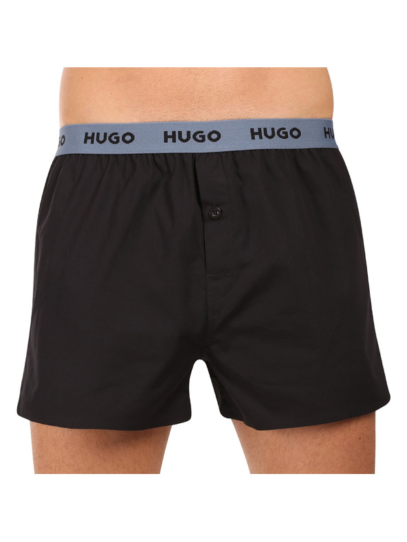 HUGO Komplet treh - moške spodnjice HUGO večbarvne