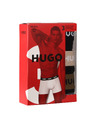 HUGO Komplet treh - moške boksarice HUGO črne