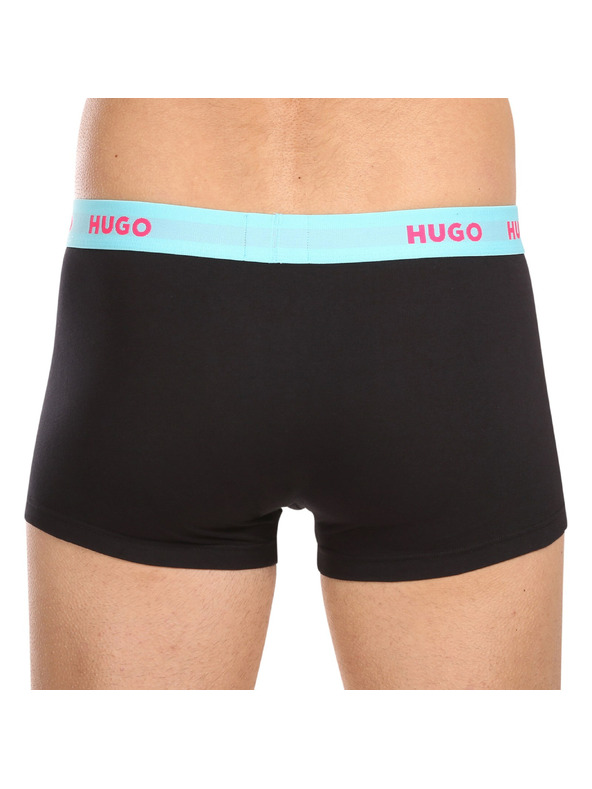 HUGO Komplet treh - moške boksarice HUGO večbarvne