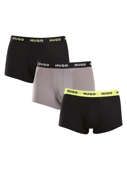 HUGO Komplet treh - moške boksarice HUGO večbarvne