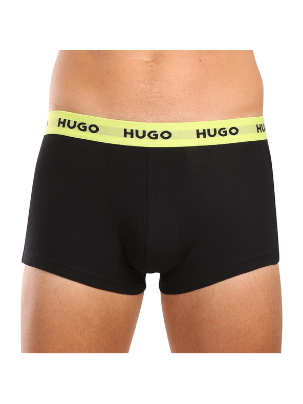 HUGO Komplet treh - moške boksarice HUGO večbarvne