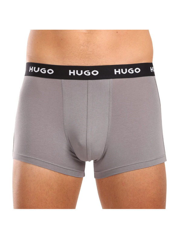 HUGO Komplet treh - moške boksarice HUGO večbarvne