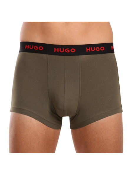 HUGO Komplet treh - moške boksarice HUGO večbarvne