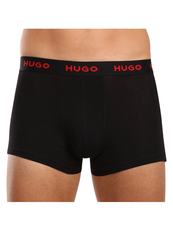 HUGO Komplet treh - moške boksarice HUGO večbarvne