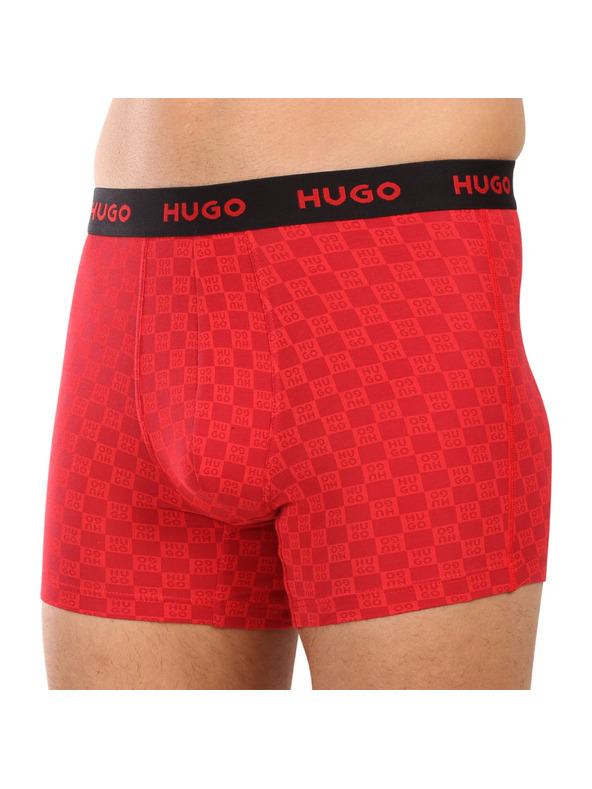 HUGO Komplet treh - moške boksarice HUGO večbarvne