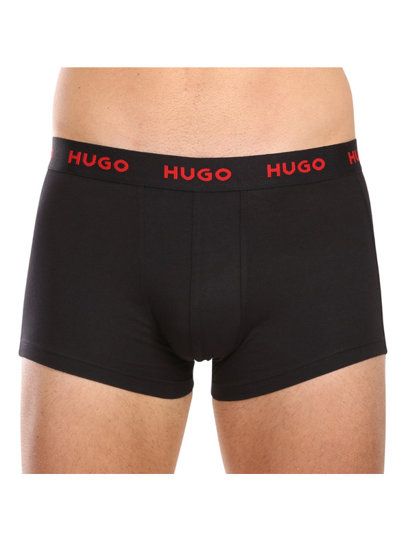 HUGO Komplet treh - moške boksarice HUGO večbarvne
