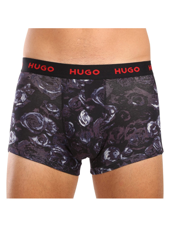 HUGO Komplet treh - moške boksarice HUGO večbarvne