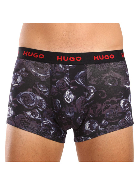 HUGO Komplet treh - moške boksarice HUGO večbarvne