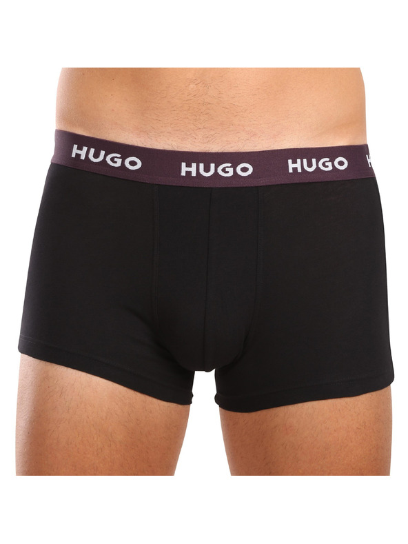 HUGO Komplet treh - moške boksarice HUGO večbarvne