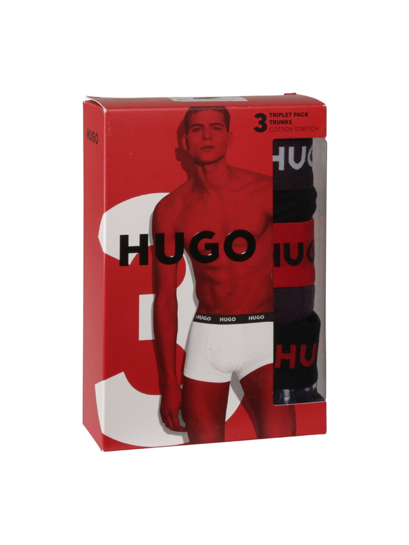 HUGO Komplet treh - moške boksarice HUGO večbarvne