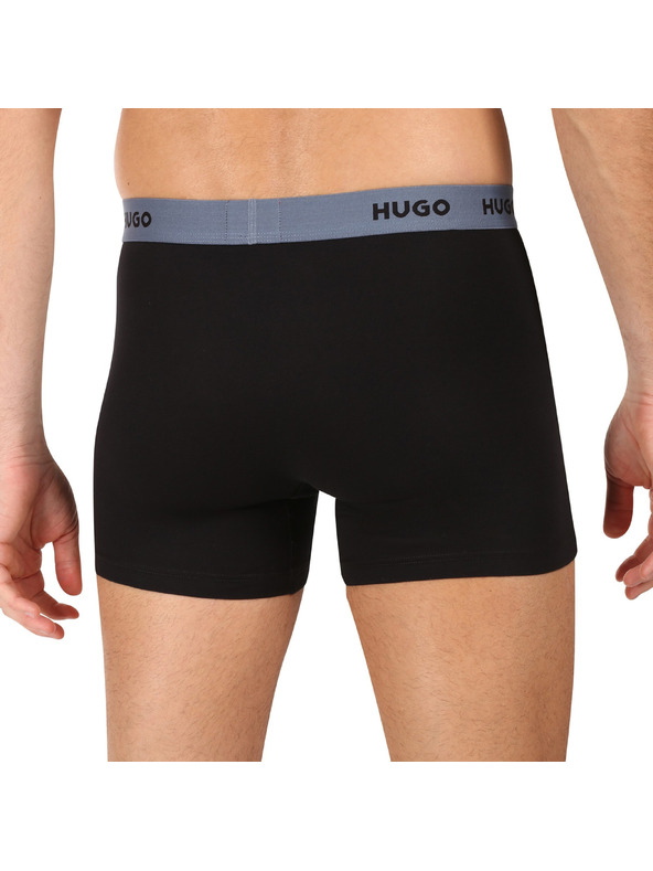 HUGO Komplet treh - moške boksarice HUGO večbarvne
