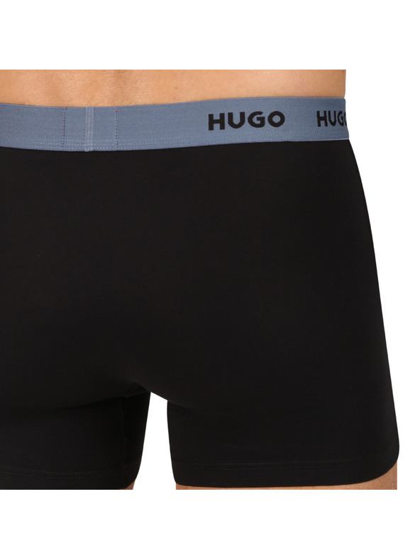 HUGO Komplet treh - moške boksarice HUGO večbarvne