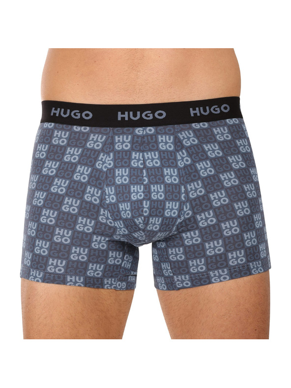 HUGO Komplet treh - moške boksarice HUGO večbarvne