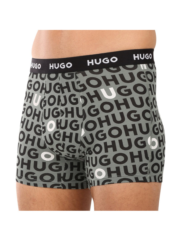 HUGO Komplet treh - moške boksarice HUGO večbarvne