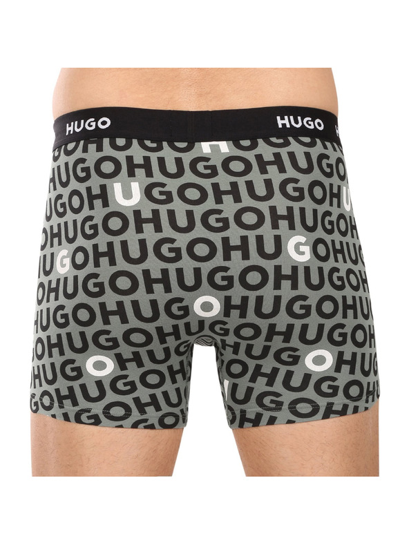 HUGO Komplet treh - moške boksarice HUGO večbarvne