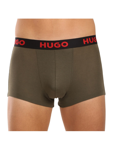 HUGO Komplet treh - moške boksarice HUGO večbarvne