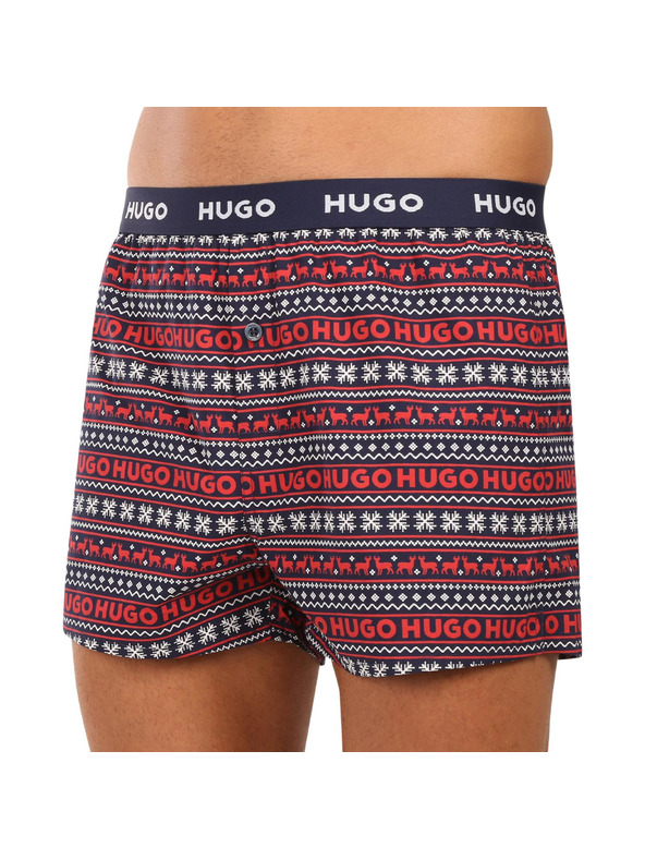 HUGO Komplet treh - moške spodnjice HUGO večbarvne