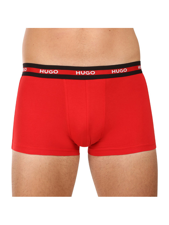 HUGO Komplet treh - moške boksarice HUGO večbarvne