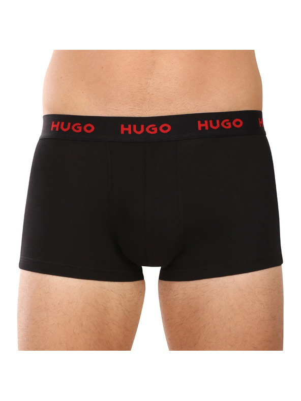 HUGO Komplet treh - moške boksarice HUGO večbarvne