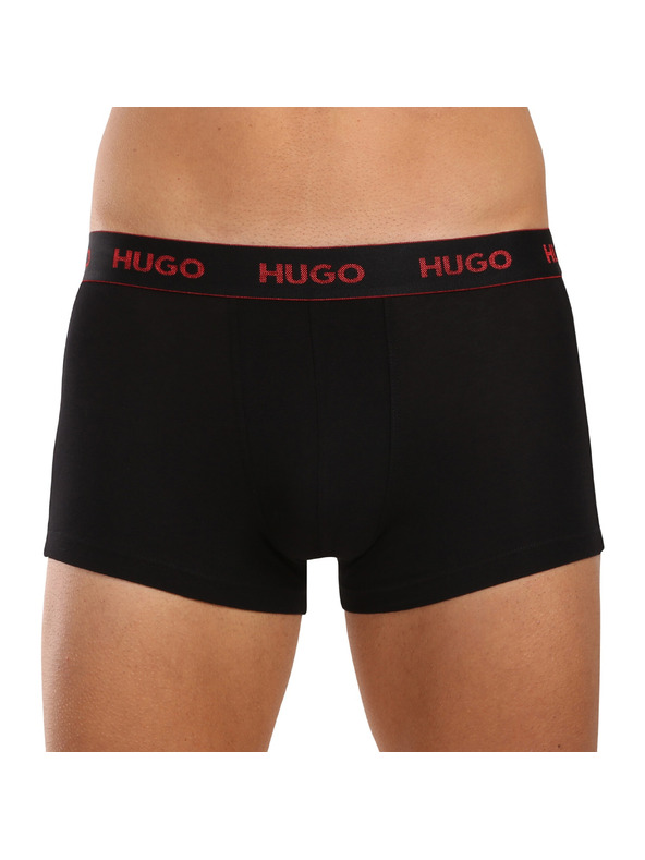 HUGO Komplet treh - moške boksarice HUGO večbarvne