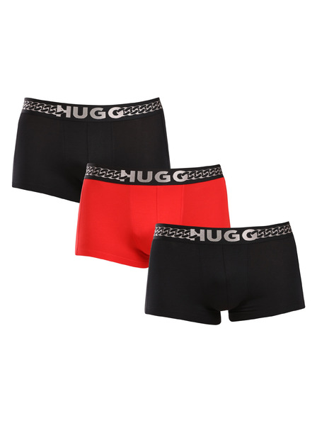 HUGO Komplet treh - moške boksarice HUGO večbarvne