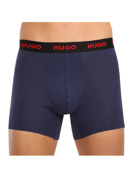 HUGO Komplet treh - moške boksarice HUGO večbarvne