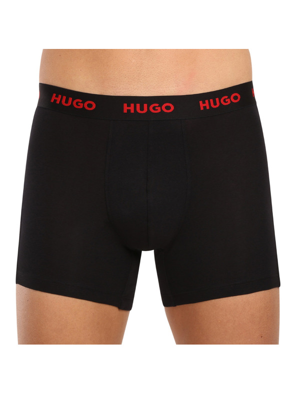 HUGO Komplet treh - moške boksarice HUGO večbarvne